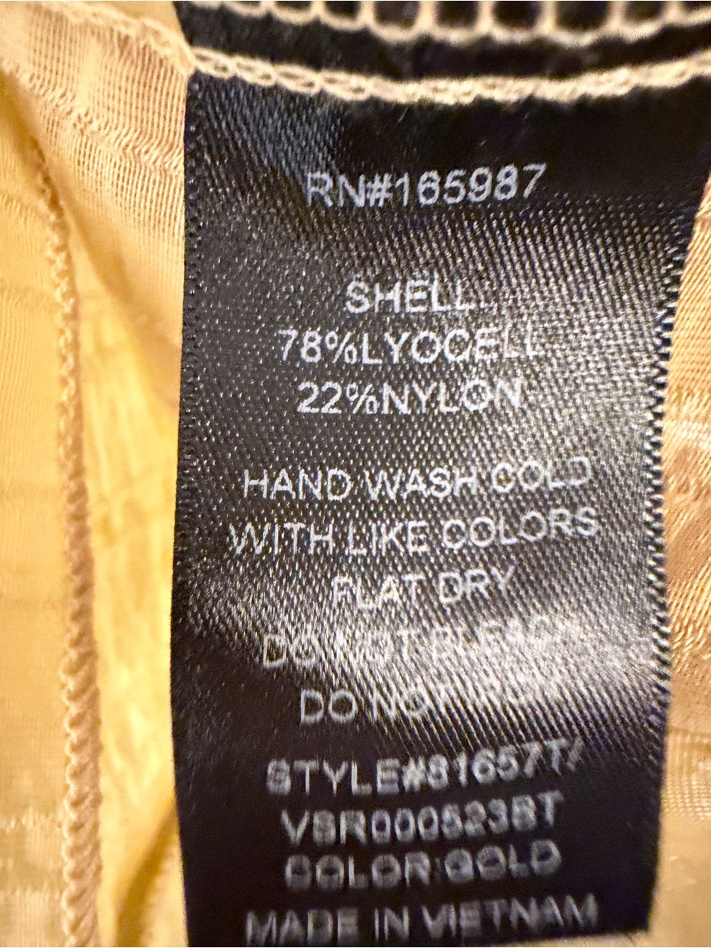 Stitches Soft Lemon Ruffle Front Blouse - Picture 2 of 2